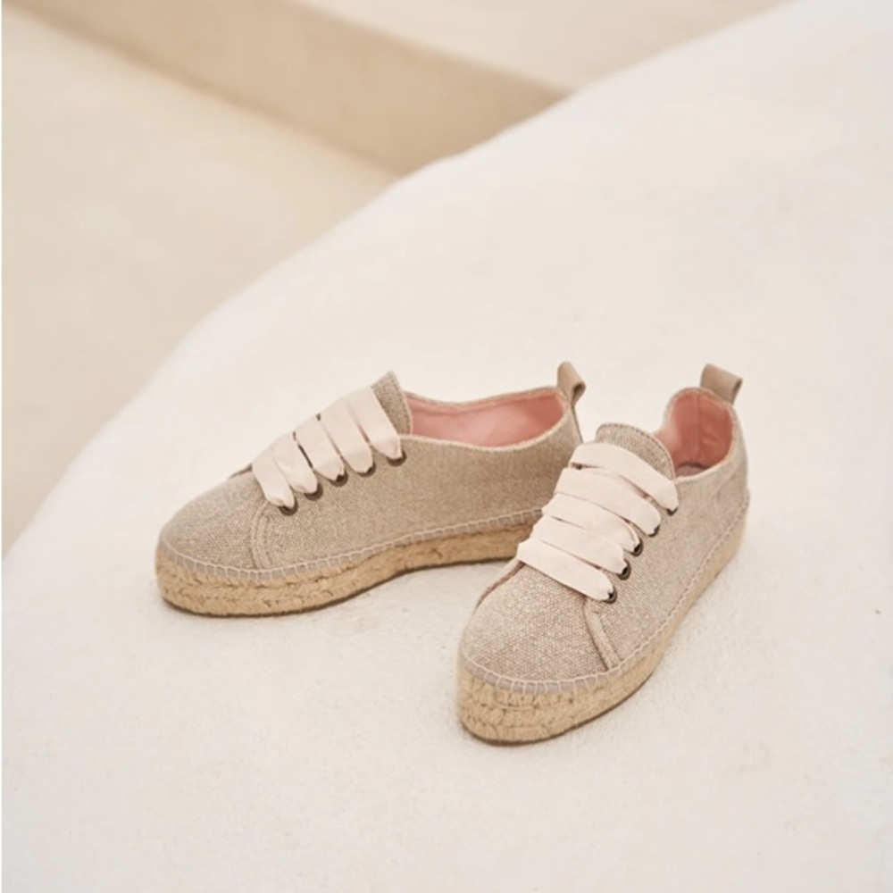Manebí organic hemp lace-up espadrilles- La Havana